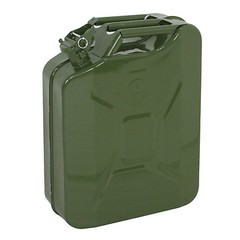 2pc 5 Gallon Jerry Can Steel Green Military NATO Style 20L Storage Tank