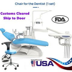 TJ2688-F6 Dental Unit Chair Computer Controlled DC Motor PU Leather Doctor Stool