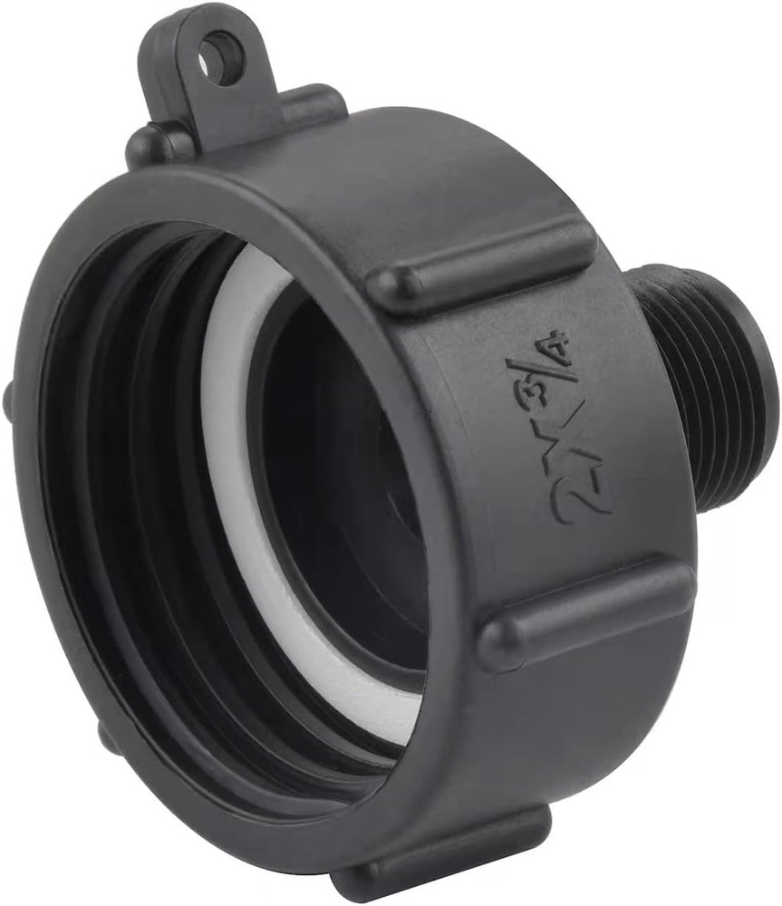 IBC Tote Tank Hose Adapter 2″ Coarse Thread to 3/4″ Garden Hose Connector