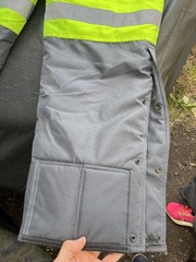 Refrigi Wear 7250R Insulated Bib Overalls Mens 2XL Gray High Visibility Safety