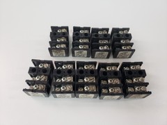 Lot of 9 – USD P14002-3 Power Distribution Terminal Block 60a 600v