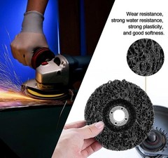 10 PCS 4.5″ x 7/8″ Black & Purple Poly Strip Discs, Rust Paint Oxidation Remover
