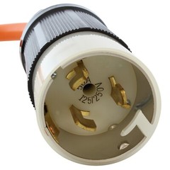 1.5FT 50A CS6365/SS2-50P Locking Plug to (3) NEMA 6-15/20 Tri-Outlets