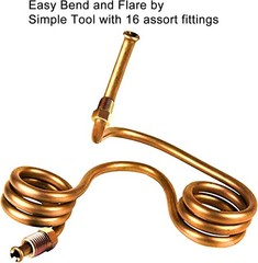 Upgraded Brake Line Tubing Kit – 25 Ft. of 3/16 Copper Coated Flexible Tube, …