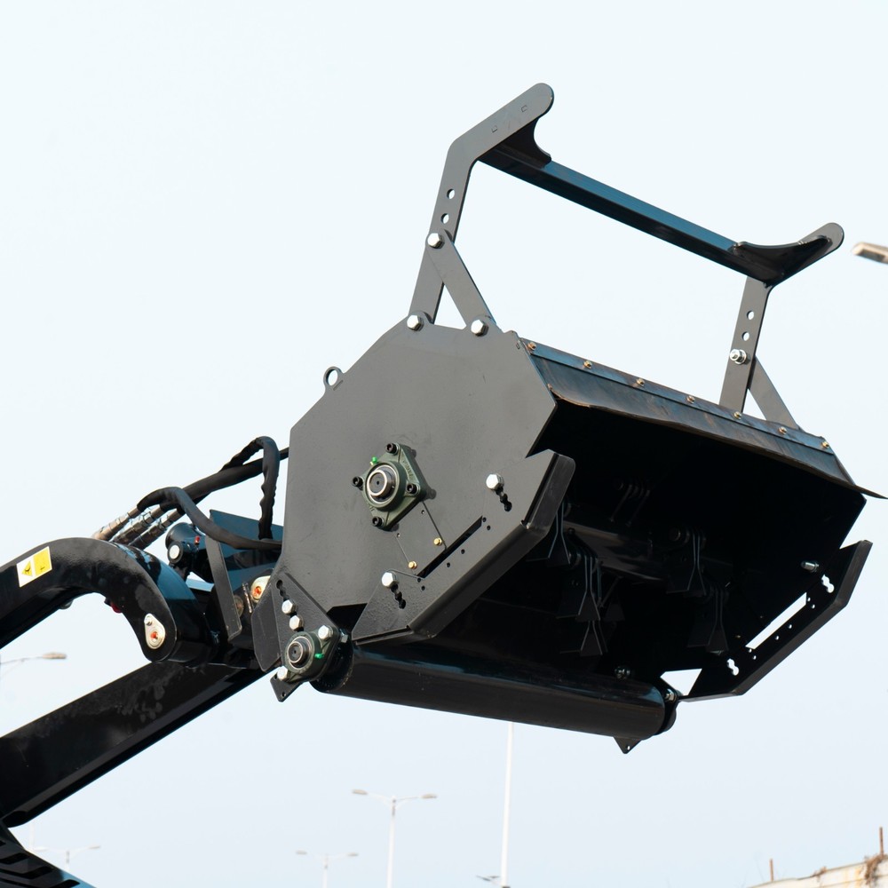 New TYPHON STOMP X1300 & STOMP 509 Mini Skid Steer Forestry Mulcher Attachment