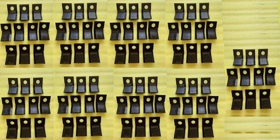 90 HD blade/knife/knives for John Deere 390 flail mower P57928 9 boxes of 10