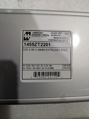 HAMMOND MANUFACTURING 1455ZT2201 220 X 90 X 56MM EXTRUDED ENCL 0.80LB 0.36KG
