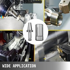 4Pcs CAT40 Tool Holder ER16 Collet Chuck Set length 100mm Chuck Tool Holder Set