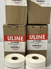 Uline Monarch 1131 White Labels S-7956W 20M 8 Per Box