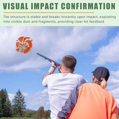Biodegradable Clay Pigeons, 25/50/100/150/200 Pack Standard 110Mm Clay Targets R
