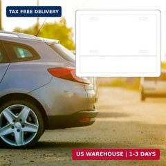 100 Pcs Temporary Paper Tags Blank License Plates 8.5 x 11 Inches Printable Tear