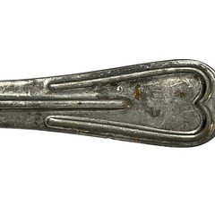 Vintage US Stamped Military Fork Mess Hall Silco Stainless 8″ Long