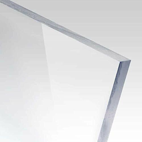 1/4″ (6mm) Clear Polycarbonate Lexan Sheet 12″ x 12″ AZM New