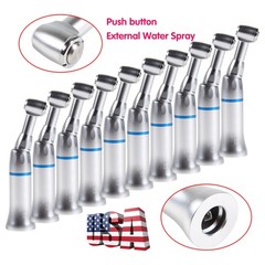 10 Yabangbang Dental Slow Low Speed Contra Angle Handpiece Push Button Etype NSK