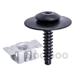 20 Sets M4.2-1.41 (#8) Bumper Cover Fender Liner Screw Nut For GM Chevy Hummer