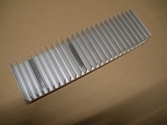 Aluminum heat sink 9″ x 2.5″ x 1.25″ 1 pounds 4 ounces