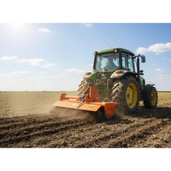 DeepKron 37″ 3-Point PTO Rotary Tiller Cat 1 Tractor 15-25HP 540RPM 16 L-Shaped
