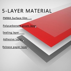 High-Visibility 2×30 Ft Red White Reflective Tape – Strong Adhesion & Waterproof