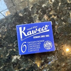 Kaweco Ink Cartridges 6 Pieces Royal Blue Fountain Pen K256FPR-BLU