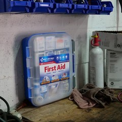 First Aid Kit, 335-Pc OSHA Compliant for Home, Work & Car