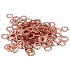 120Pcs M6 Copper Flat Washers – Superior Sealing Solution for Professionals
