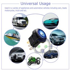 Toggle Switch Heavy Duty 20A 12V SPST 2 Terminal ON/OFF Car Waterproof Boot ATV