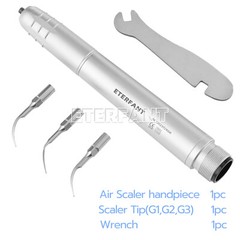 ENTERFANT Dental Ultrasonic Air Perio Scaler Handpiece Hygienist 2H/4H+3Tips