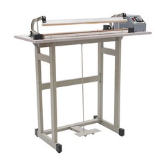 22.83″ Foot Pedal Impulse Sealer Heat Seal Plastic Bag Sealing Machine w/ Cutter