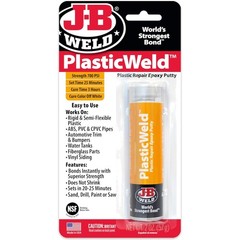 Plastic Repair Epoxy Putty 2 oz Waterproof Heat Resistant For Automotive Marine