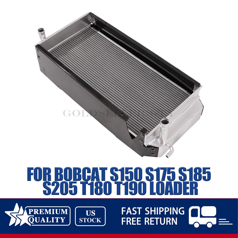 For Bobcat S150 S150G S160 S175 S185 S205 6686077 6734100 7152356 Radiator