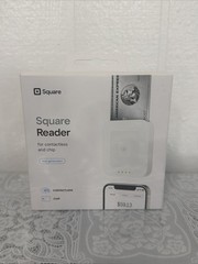 New Square Card Reader for Contactless and Chip 2nd Generation White Sealed!