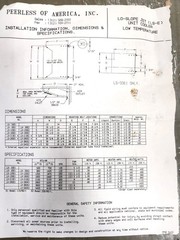 peerless lo-slope jet unit cooler refrigeration evaporator