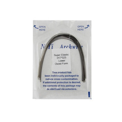 10pcs/pk Orthodontic Arch Wire Niti Stainless Steel Round Rectangular Natural