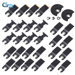 30 Pack Titanium Multi Tool Saw Blades Universal Japanese Tooth Blades Kit