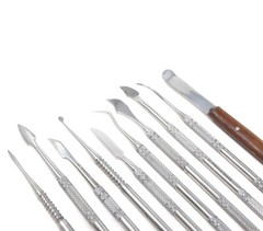 Dental Wax & Modelling Carvers Lecron Mixing Spatula Laboratory Technician Kit