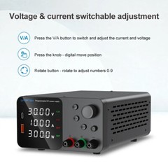 Variable DC 30V 60V 120V 3A 5A 10A Lab Adjustable Power Supply Precision Switch