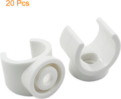 Litoexpe 3/4 Inch PEX Pipe Clamps, 20Mm PVC Pipe Holder, Plastic U-Hook PEX Pipe