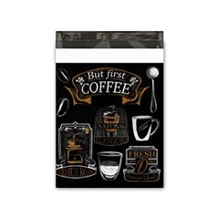 10×13 100 Coffee Bean Coffee Shop Designer Poly Mailers Shipping Envelopes Pr…