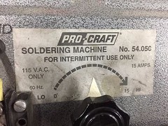 Procraft Bench Type Soldering Machine, Model # 54.050