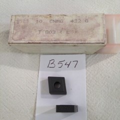 6 NEW TUNGALOY CNMG 432 G CARBIDE INSERTS. GRADE: T803 (B547)