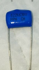 10 (LOT) .022 uf 630 VOLT CAPACITORS PPN POLYPROPLENE FILM