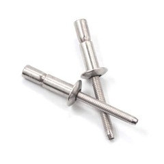 Structural Pop Rivets Dome Head Steel Monobolt Breakstem Fasteners 4.8mm 6.4mm