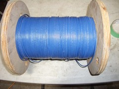 over 350ft roll 16awg TFFN/MTW stranded copper machine tool wire blue