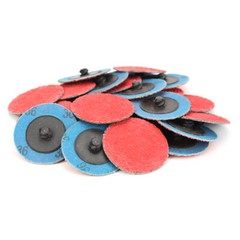 50 Pack – 2″ Inch 36 Grit Ceramic Quick Change Sanding Discs Type R Roloc