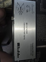 Bohle BO5214350 Hydraulic glass door Patch 90° Hold Open Brushed Stainless