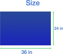 CALPALMY 300 Sheets 24″ x 36″ Adhesive Mats – Sticky Mat for Laboratories, Homes