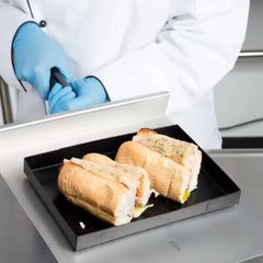 Cooking Basket, PTFE, Solid 12 x 12 for speed oven turbo chef, merry chef,