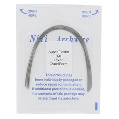 Dental Orthodontic Elastic Niti Arch Wire Round Ovoid 012 014 016 18 Upper Lower