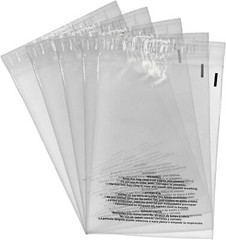 1000 10×13 Premium Suffocation Warning Clear Plastic Self Seal Poly Bags 1.5 Mil
