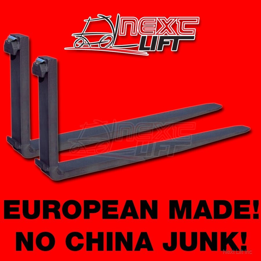 NEW CLASS III 3 60″ FORKS 2 X 5 X 60 CL3 PAIR 5FT FOOT SET FORKLIFT FREE FREIGHT